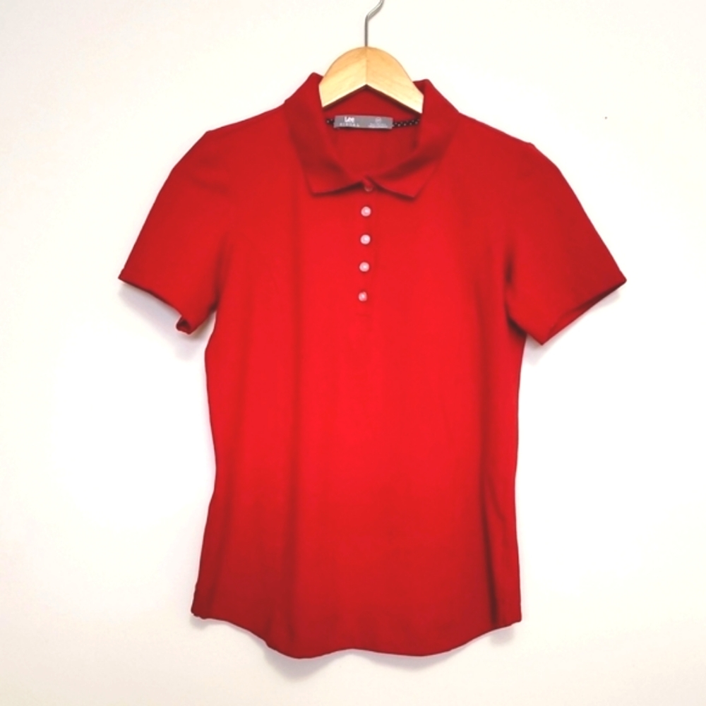 Lee Short Sleeve Red Colared Shirt